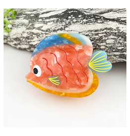 Multicolor Angelfish Claw Clip