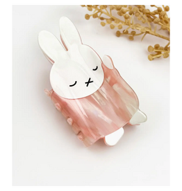 Blanket Bunny Claw Clip - Pink