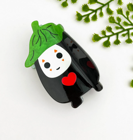 No Face with Leaf Claw Clip