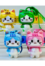 Square TV Cat Keychain Charm (Assorted)