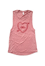 Lover's Eye Tank Top Mauve W-2XL
