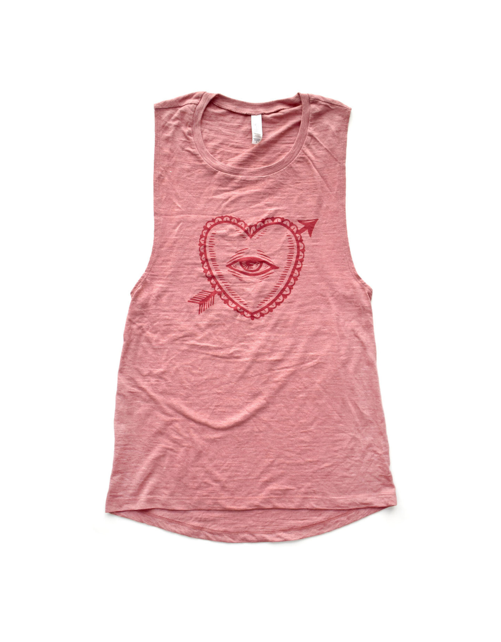 Lover's Eye Tank Top Mauve W-2XL