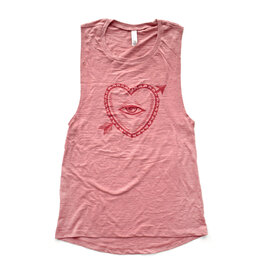 Lover's Eye Tank Top Mauve W-2XL