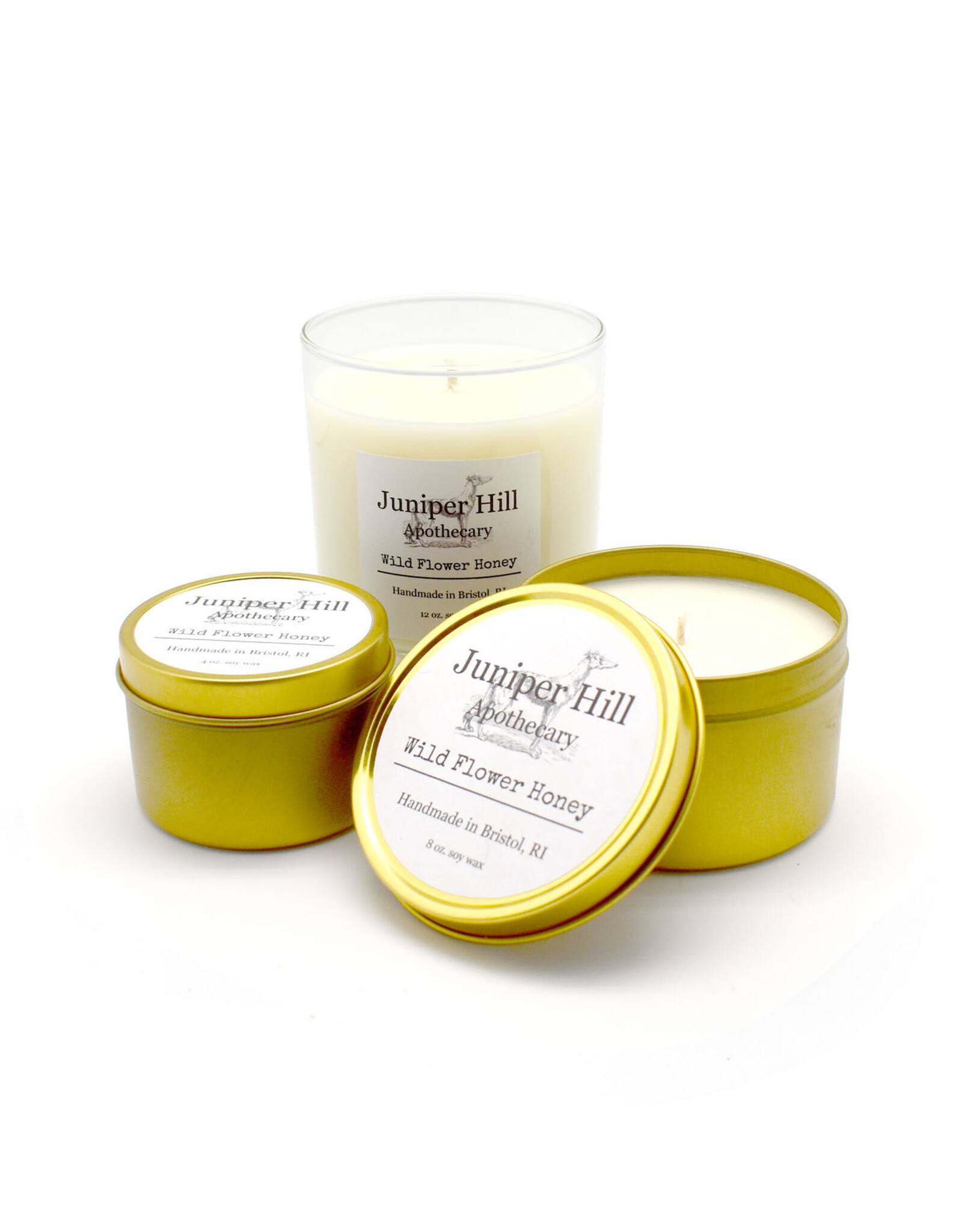 Wildflower Honey Candle -  (4 oz tin) - Seconds Sale