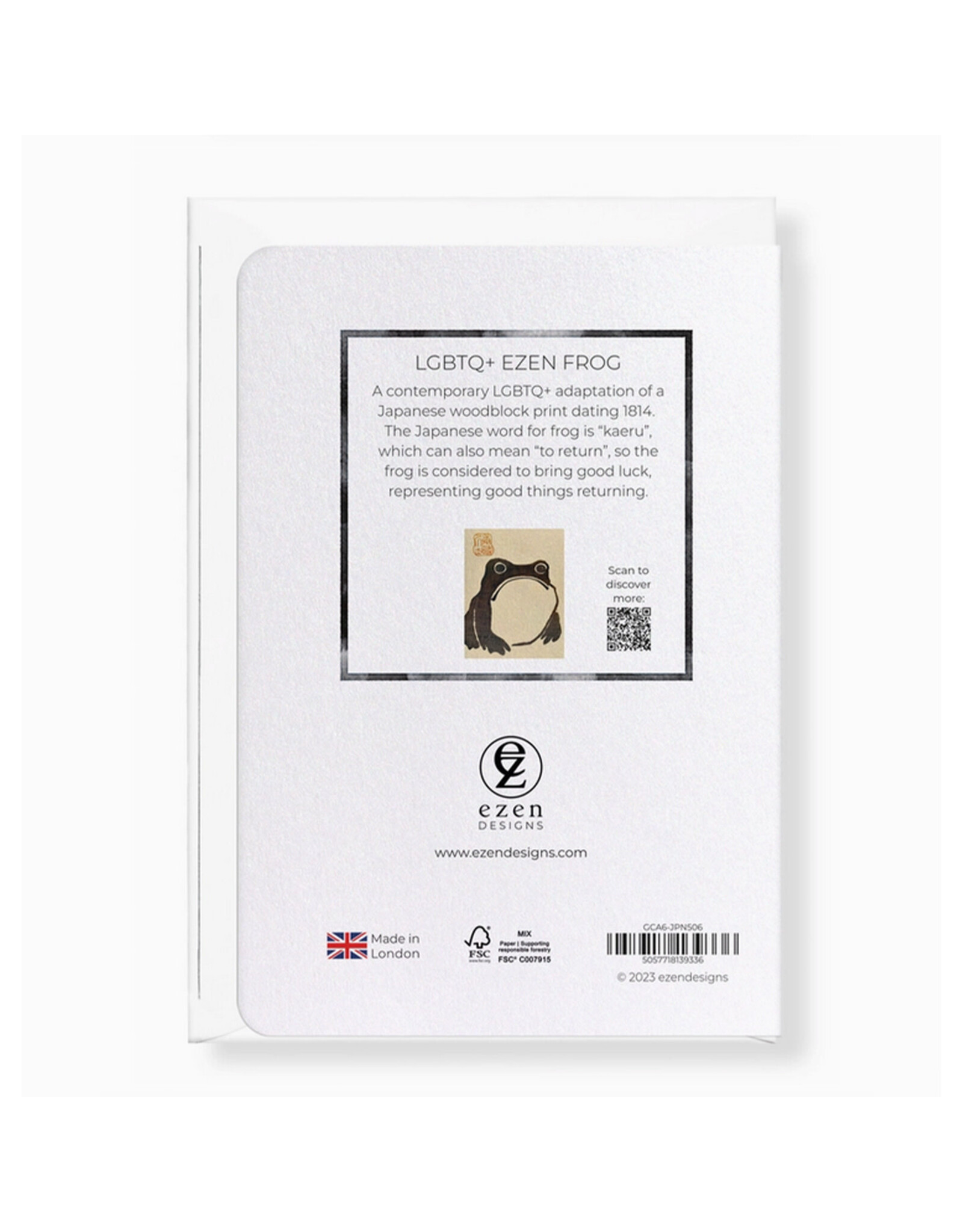 Lgbtq+ Ezen Frog Greeting Card