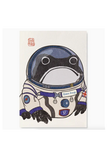 Astronaut Ezen Frog Print