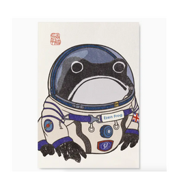 Astronaut Ezen Frog Print