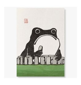 Stonehenge Ezen Frog Art Print