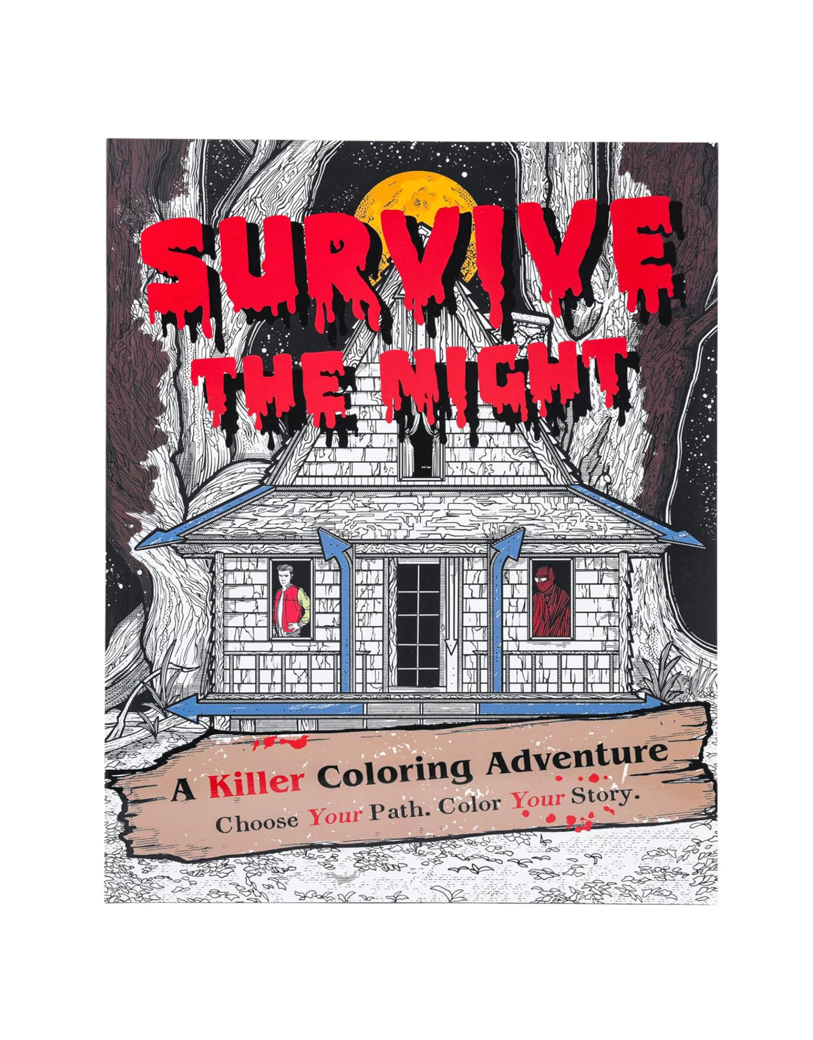 Survive the Night: A Killer Coloring Adventure