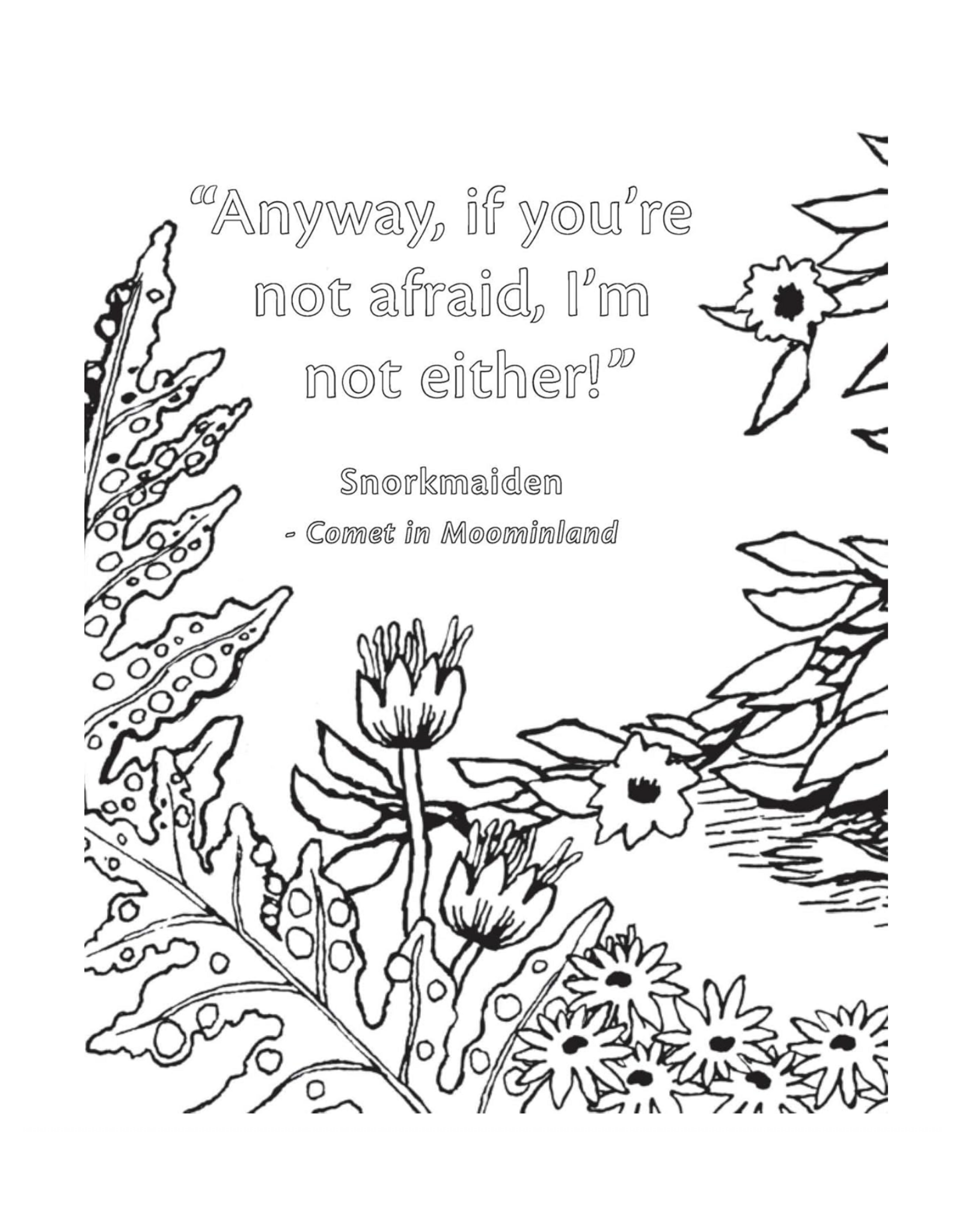 The Moomin Coloring Book