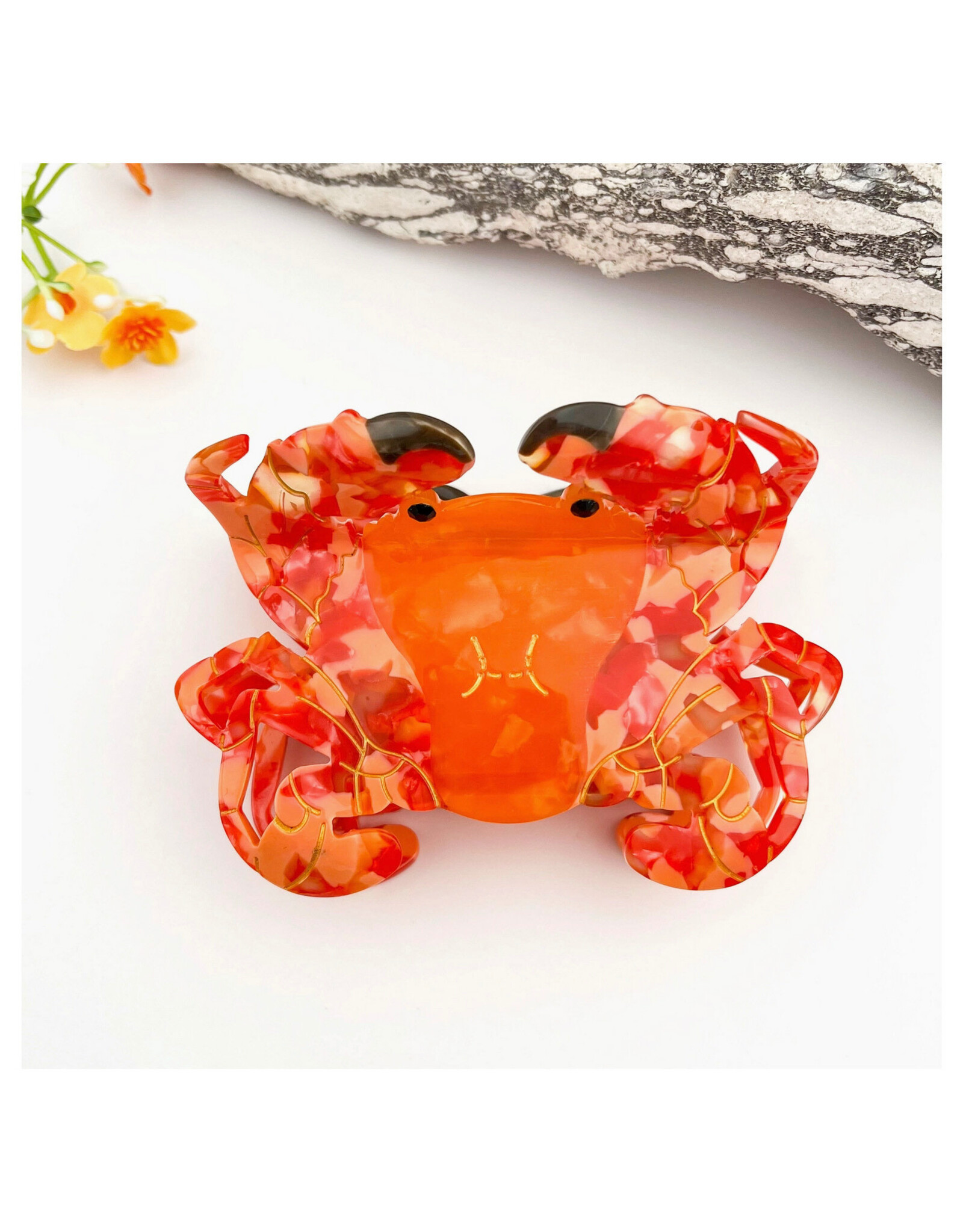 Orange Crab Claw Clip - Seconds Sale