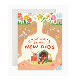 New Digs Mole Greeting Card