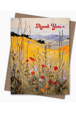 Thank You Golden Meadow Greeting Card