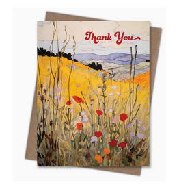 Thank You Golden Meadow Greeting Card