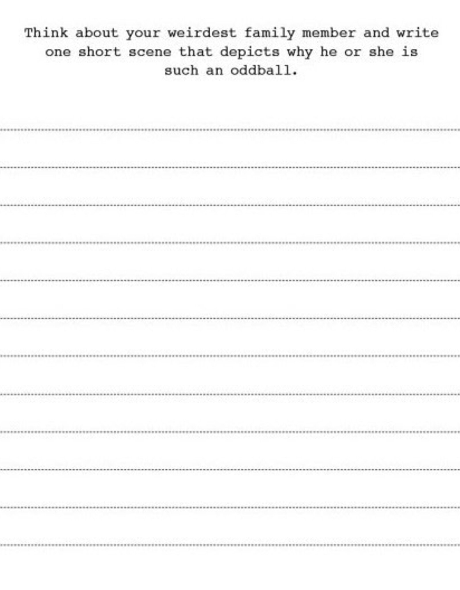 642 Tiny Things to Write About - Seconds Sale