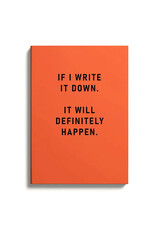 Definitely Happen Perfectbound Notebook - Seconds Sale