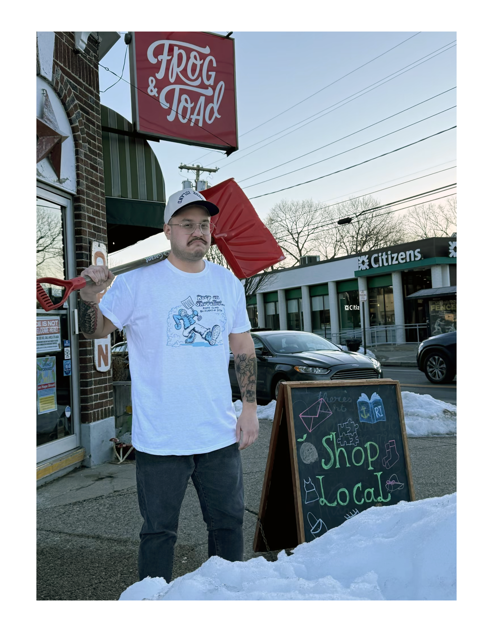 Keep on Shovelin' Blizzard of 2026 T-Shirt