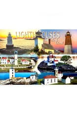 Lighthouses of Rhode Island Postcard