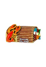 Rhode Island Lobster Trap 3D Magnet