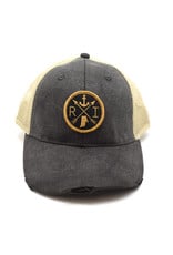 State Arrow Patch Trucker Hat - Black/Gold