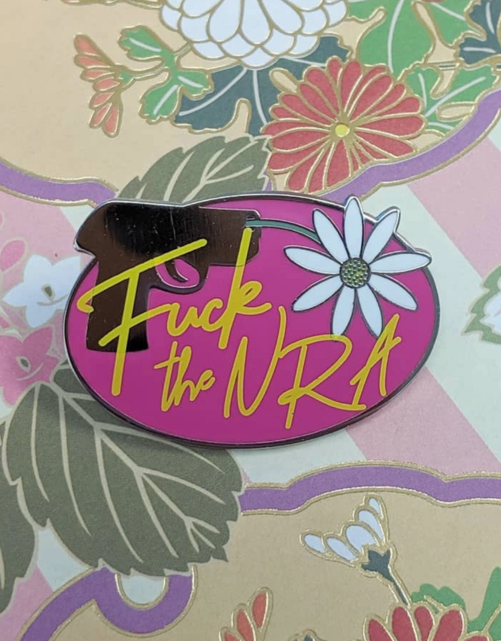 Fuck the NRA Enamel Pin