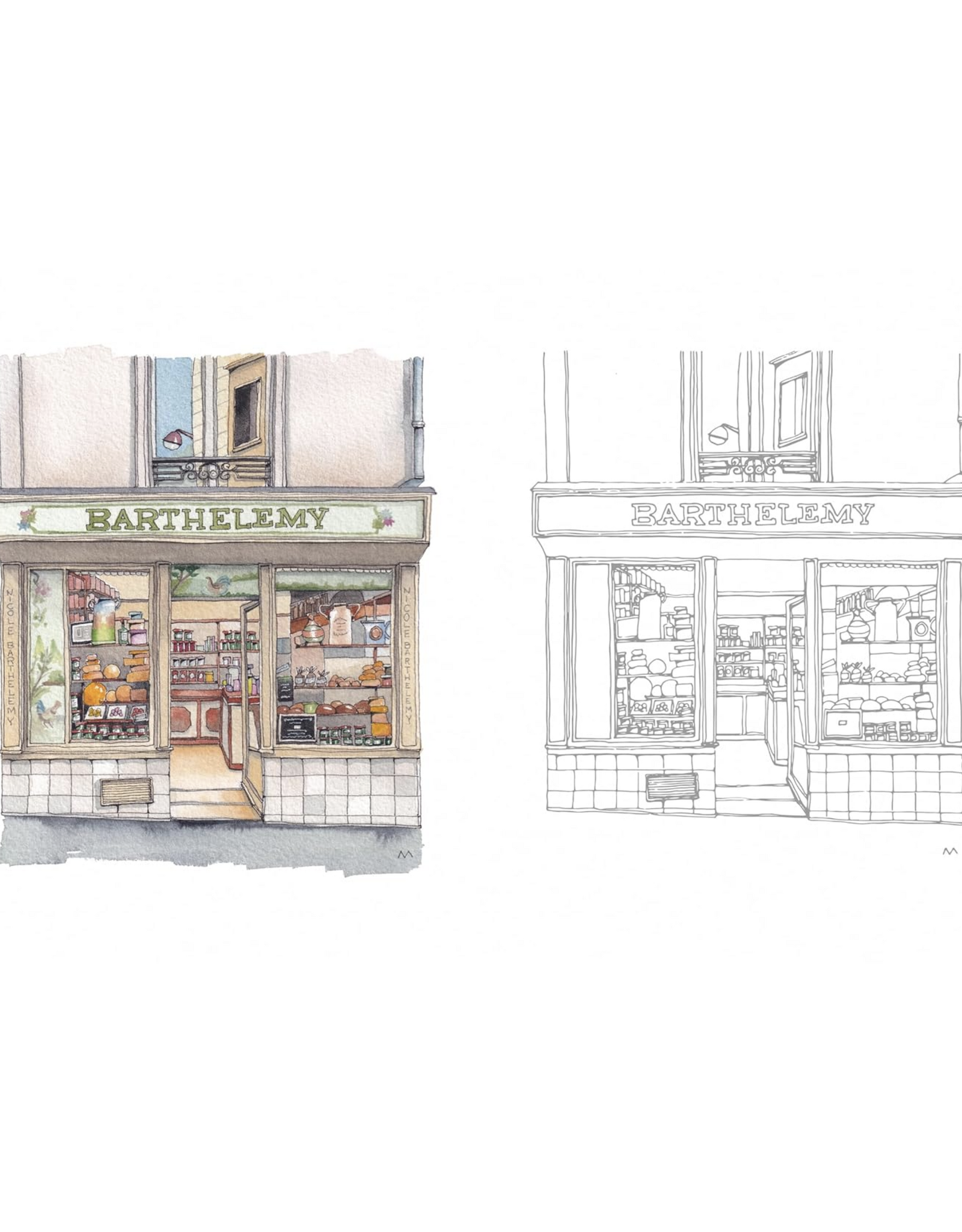 Urban Anna's From Paris With Love Coloring Book