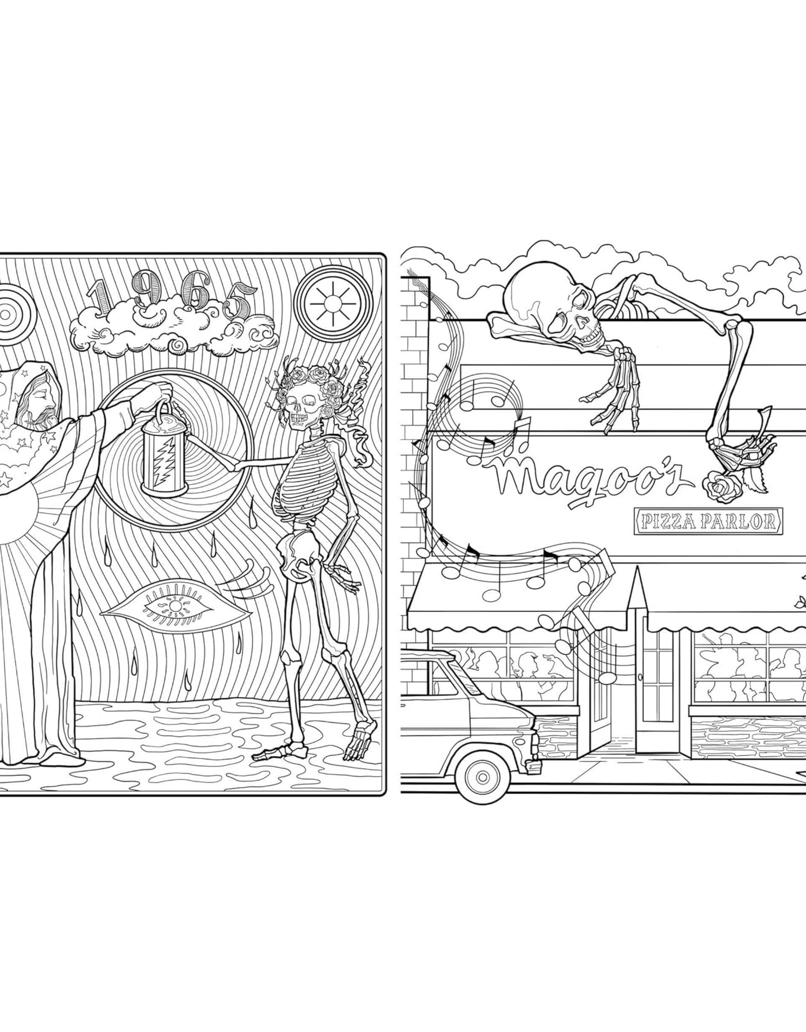 The Official Grateful Dead Coloring Book