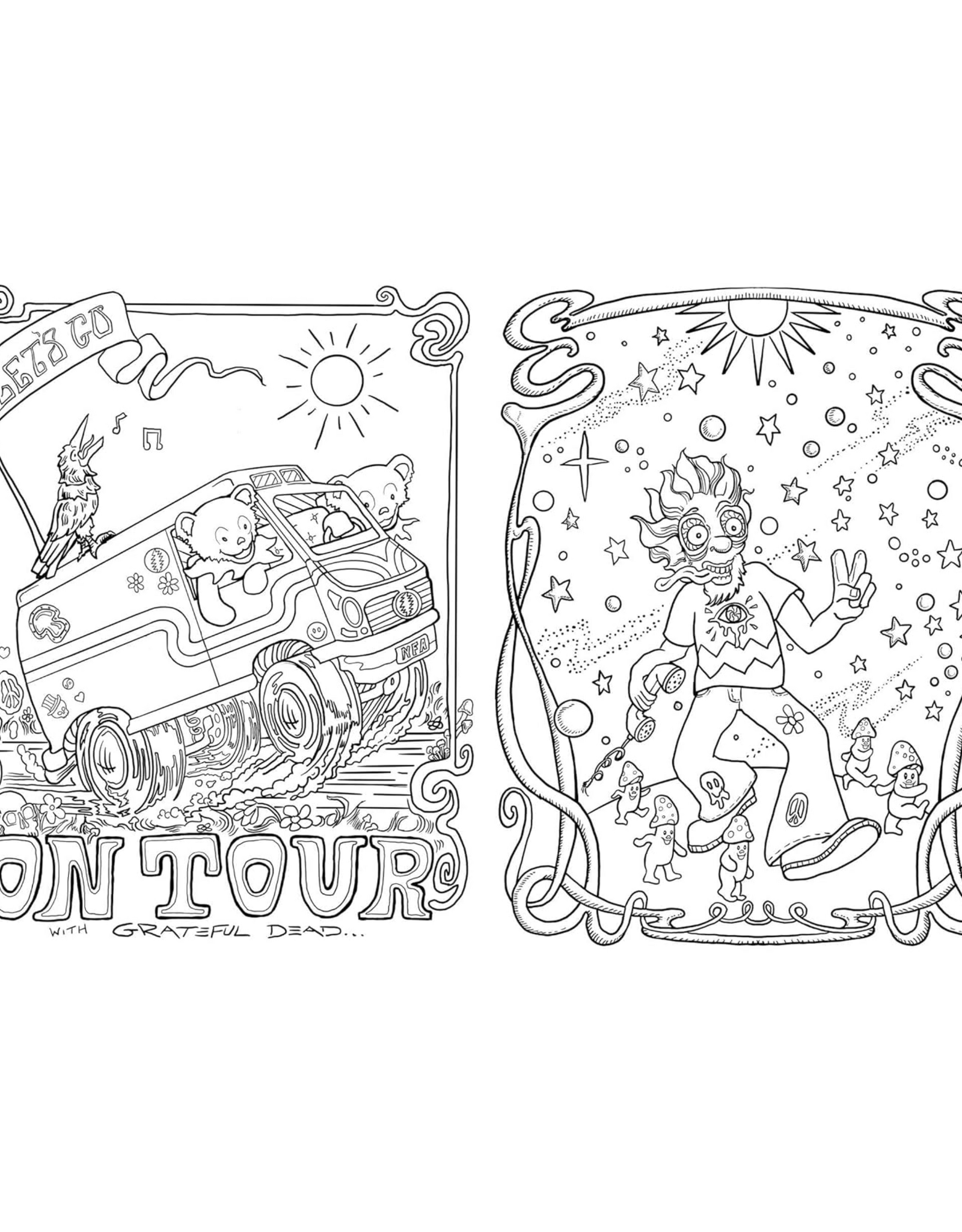The Official Grateful Dead Coloring Book