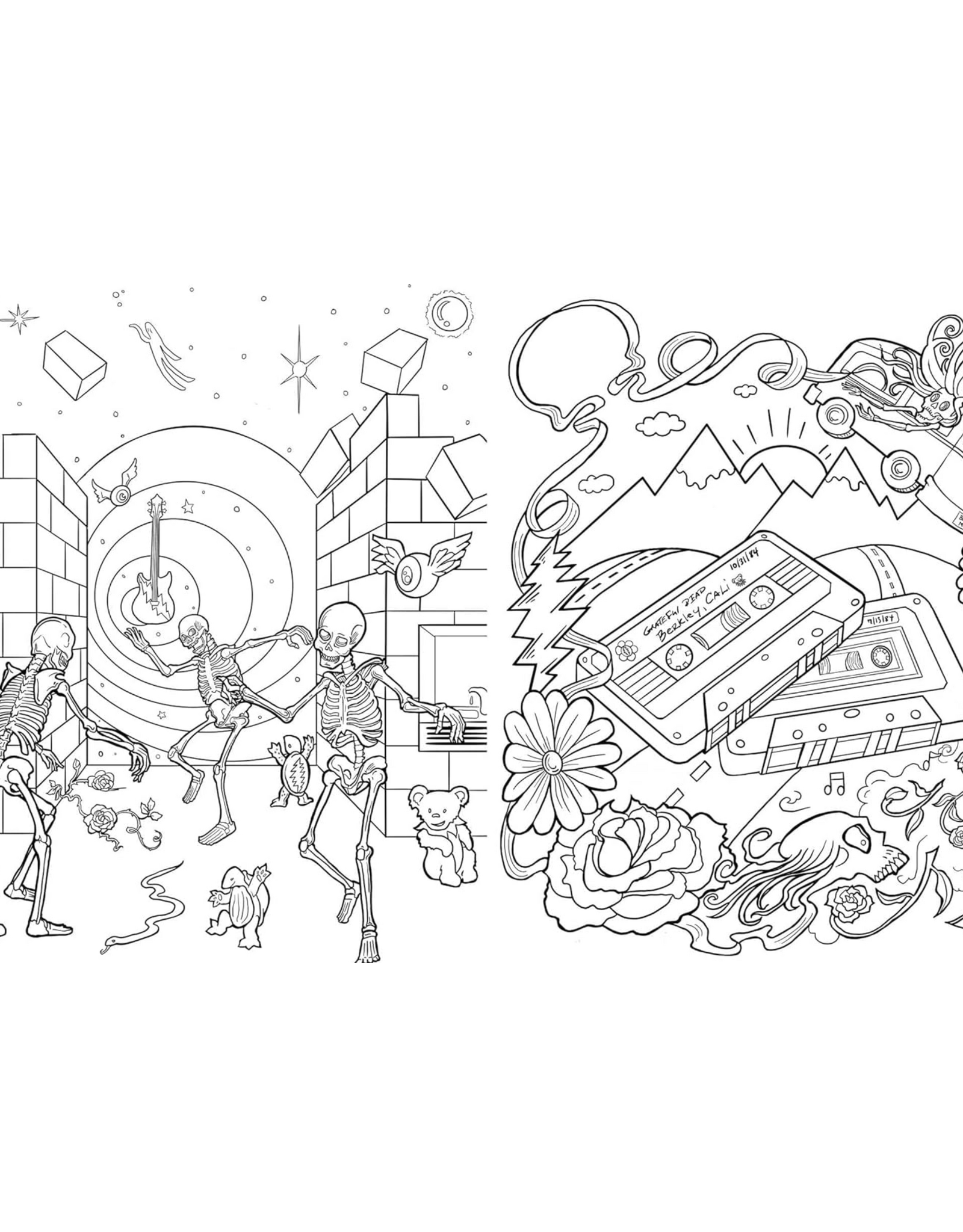 The Official Grateful Dead Coloring Book