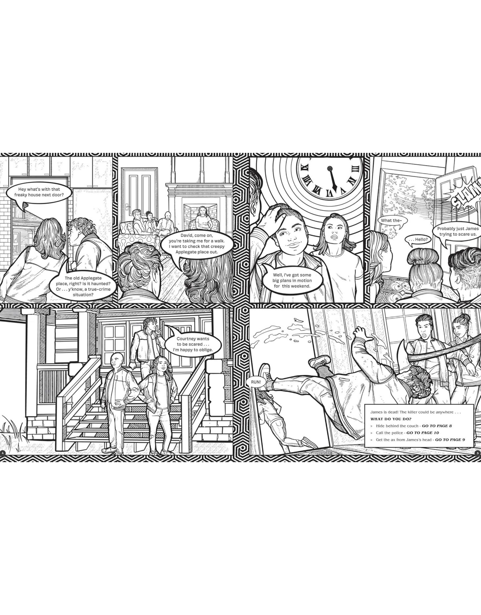 Survive the Night: A Killer Coloring Adventure