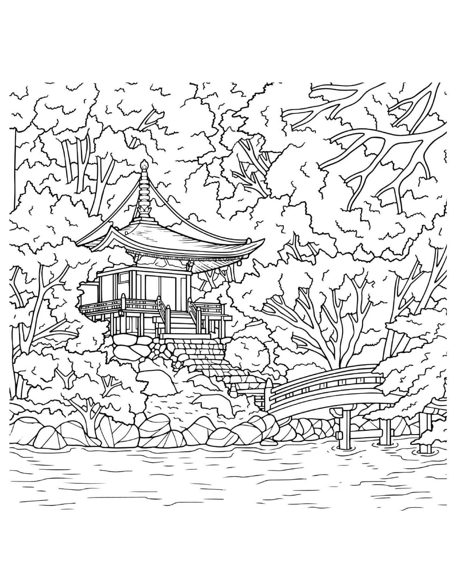 Land of Spirits Coloring Book