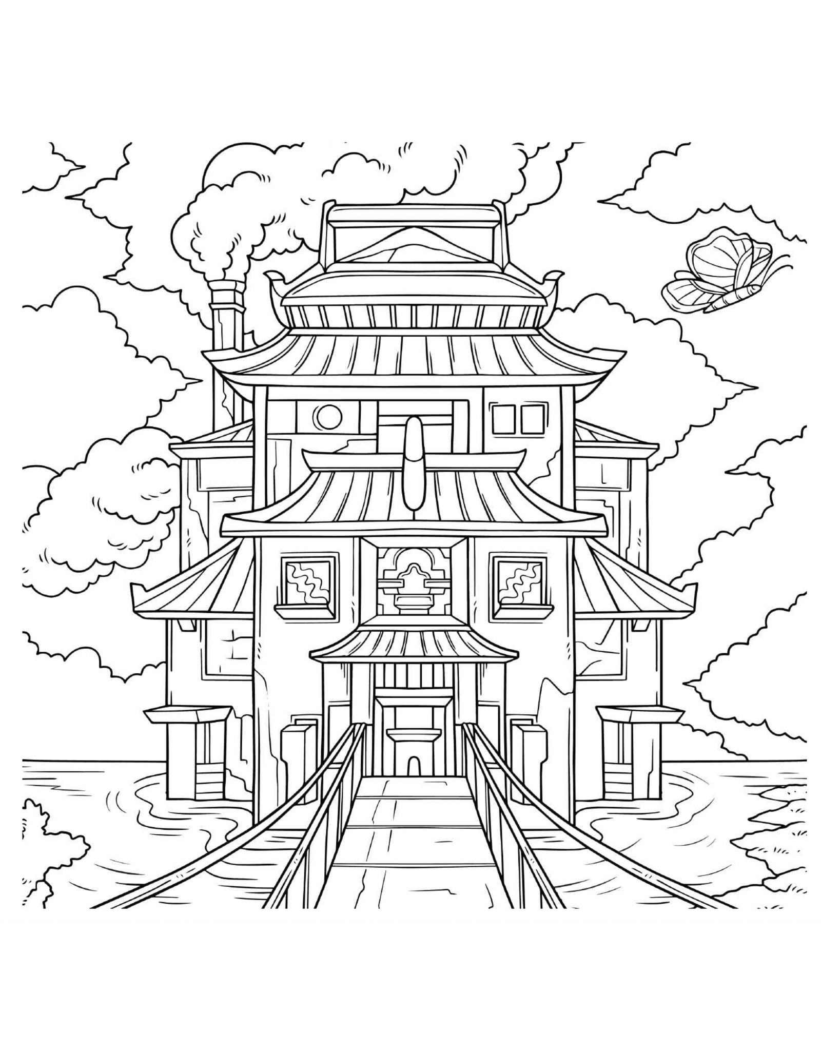 Land of Spirits Coloring Book