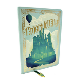 Wicked: Emerald City Journal with Ribbon Charm
