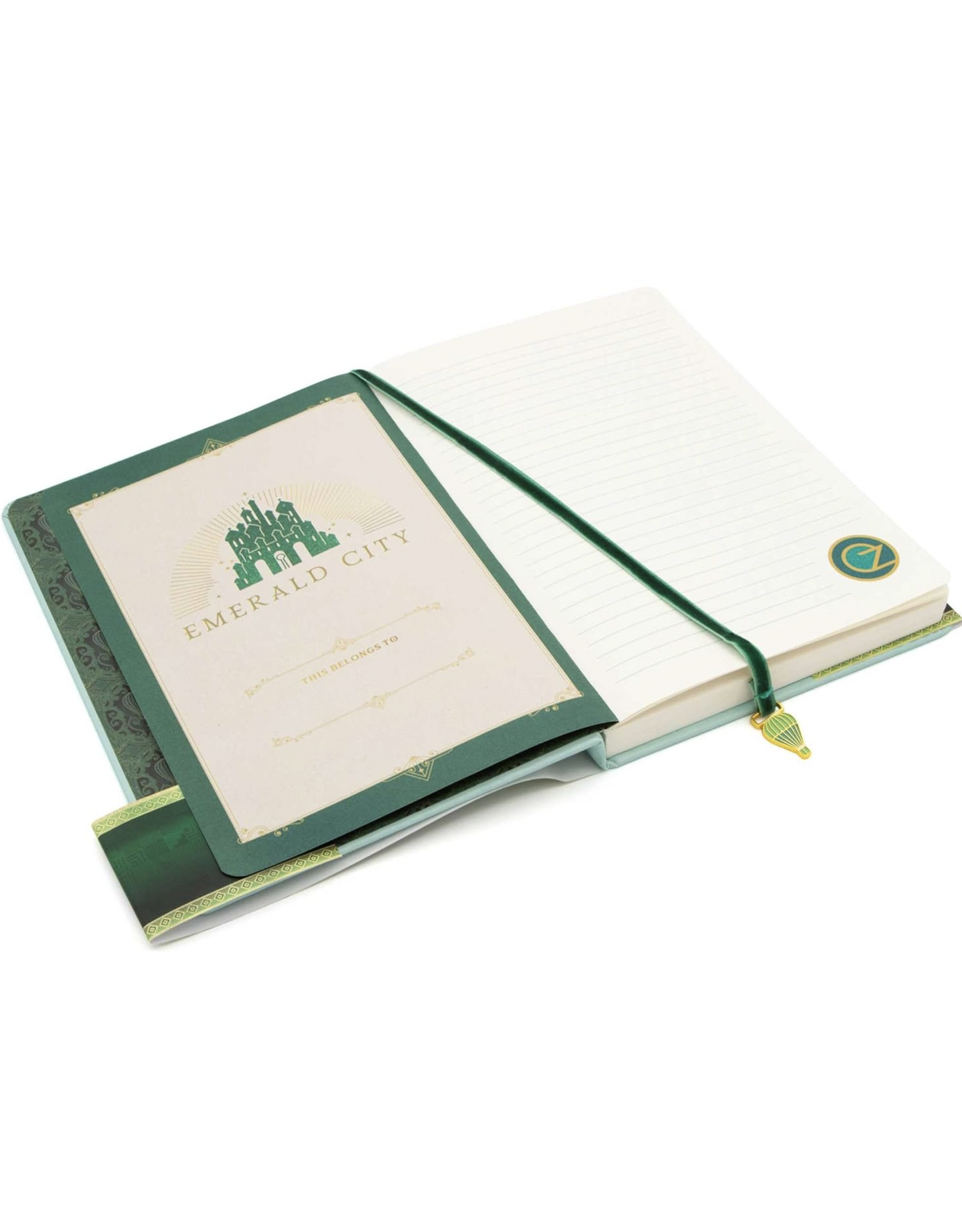 Wicked: Emerald City Journal with Ribbon Charm
