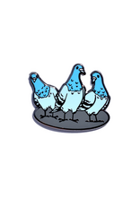 Wild In The Streets Pigeons Enamel Pin *