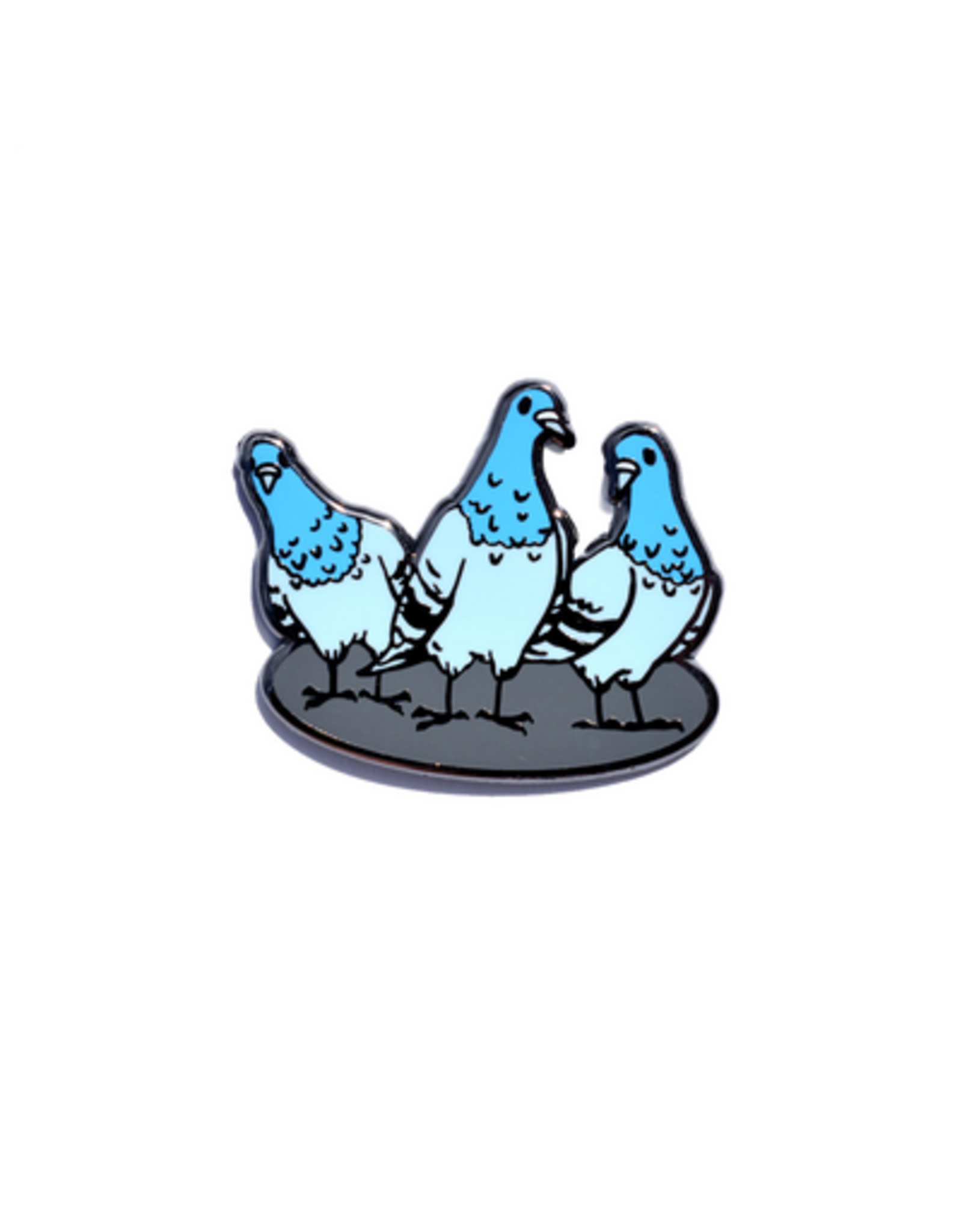 Wild In The Streets Pigeons Enamel Pin *