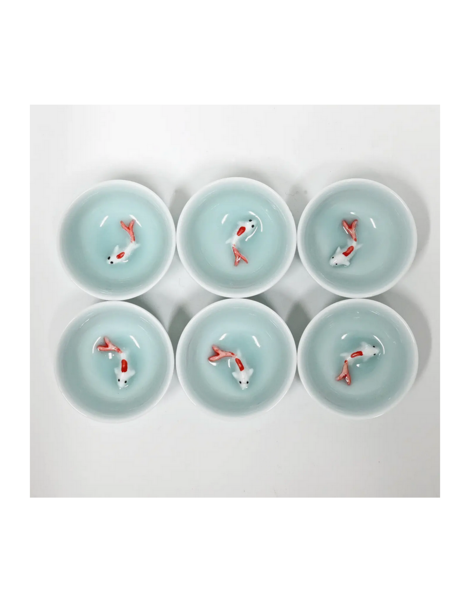 Koi Fish Dish ( Blue ) - Seconds Sale