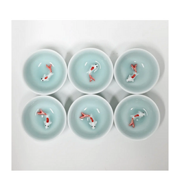 Koi Fish Dish ( Blue ) - Seconds Sale