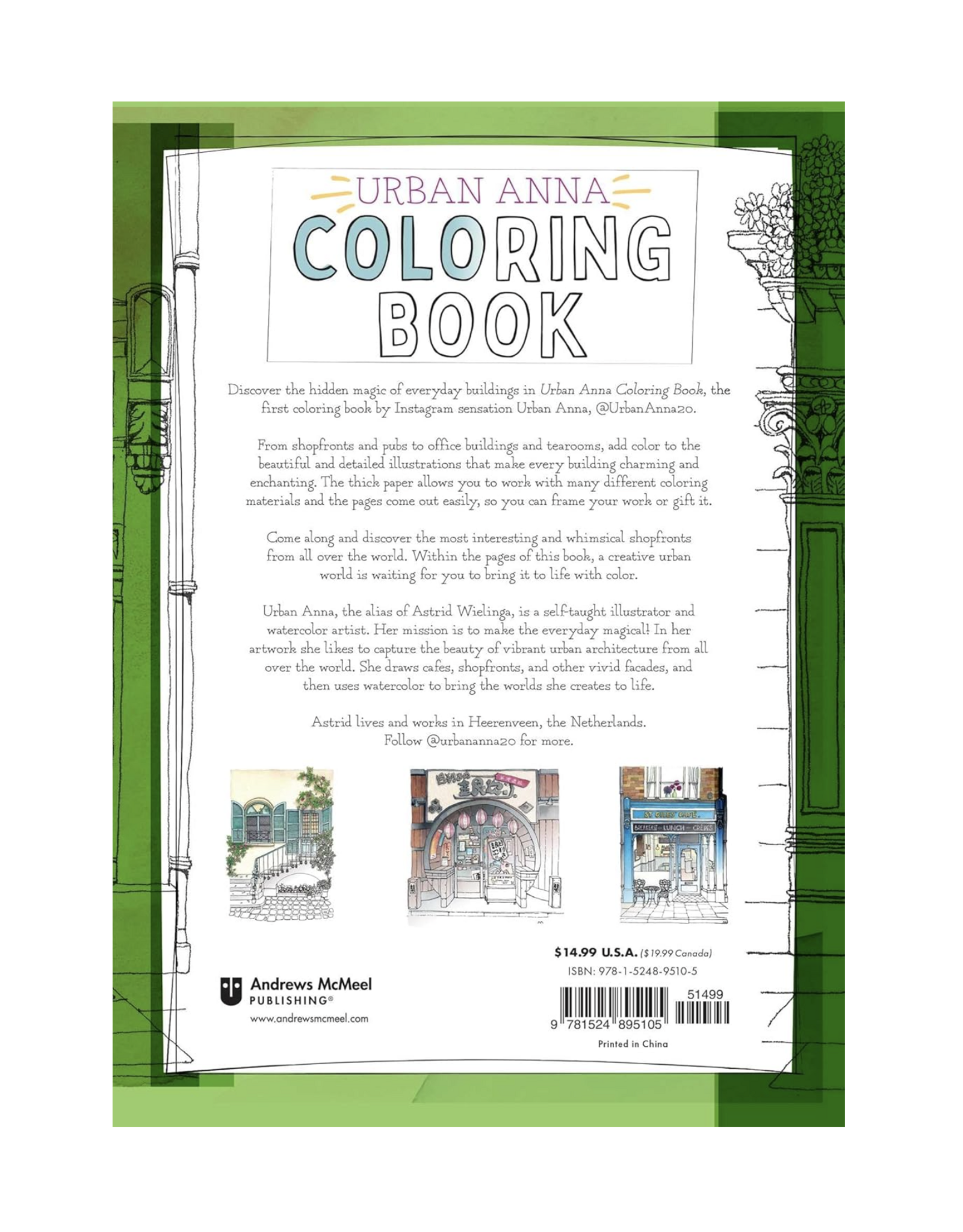Urban Anna Coloring Book
