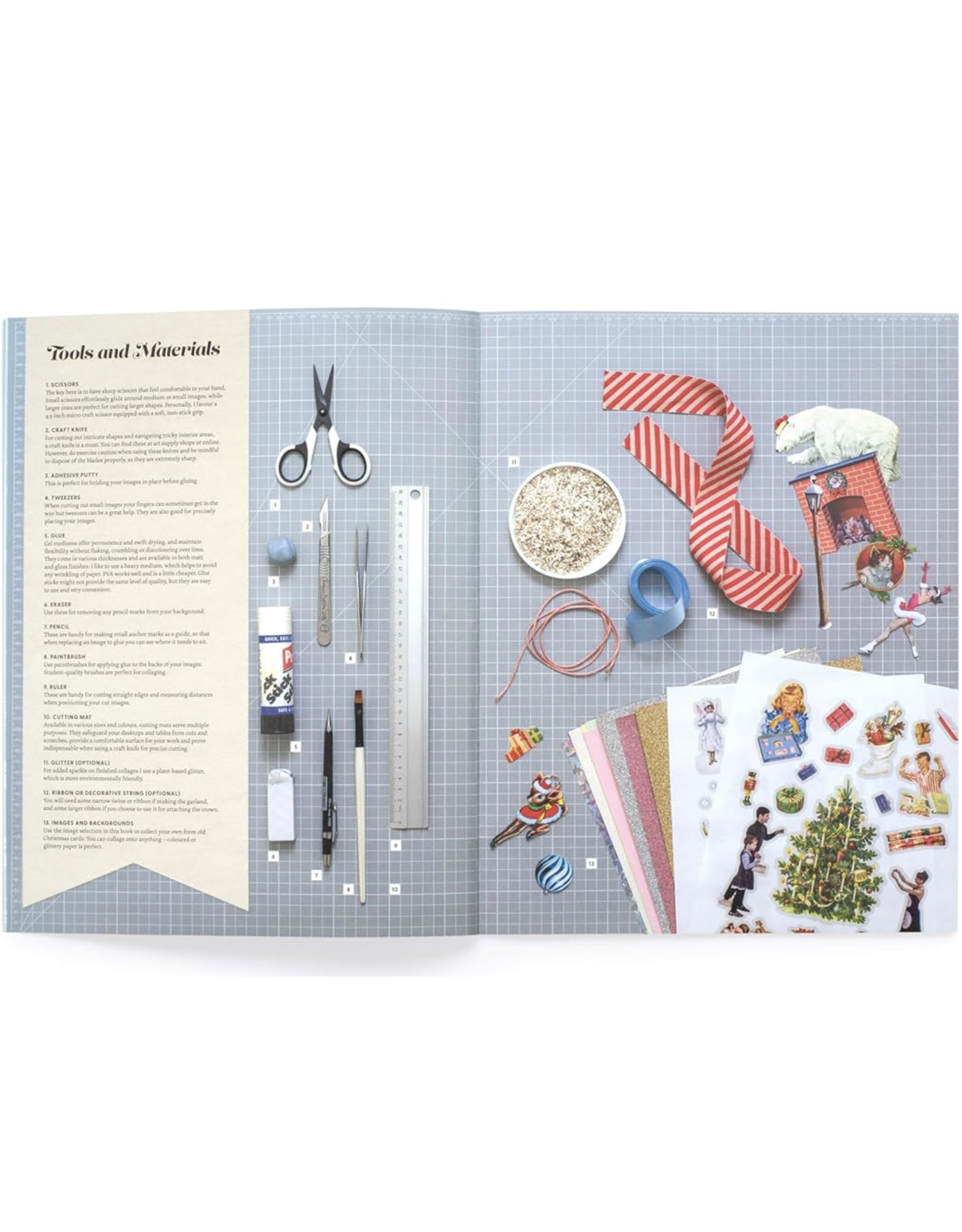 Cut Up This Book: Christmas Collage Kit
