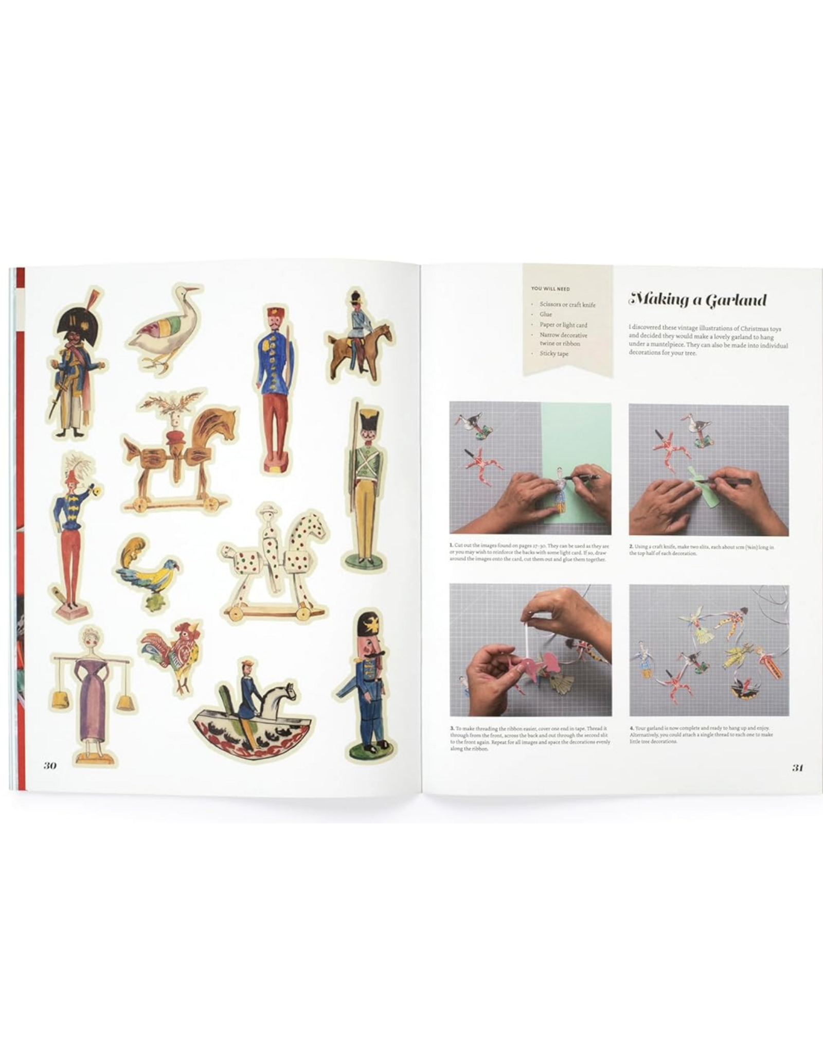 Cut Up This Book: Christmas Collage Kit