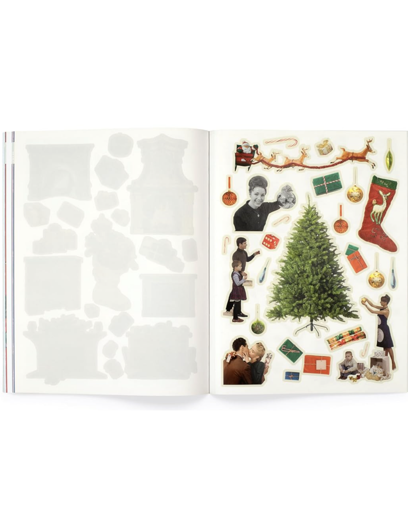 Cut Up This Book: Christmas Collage Kit