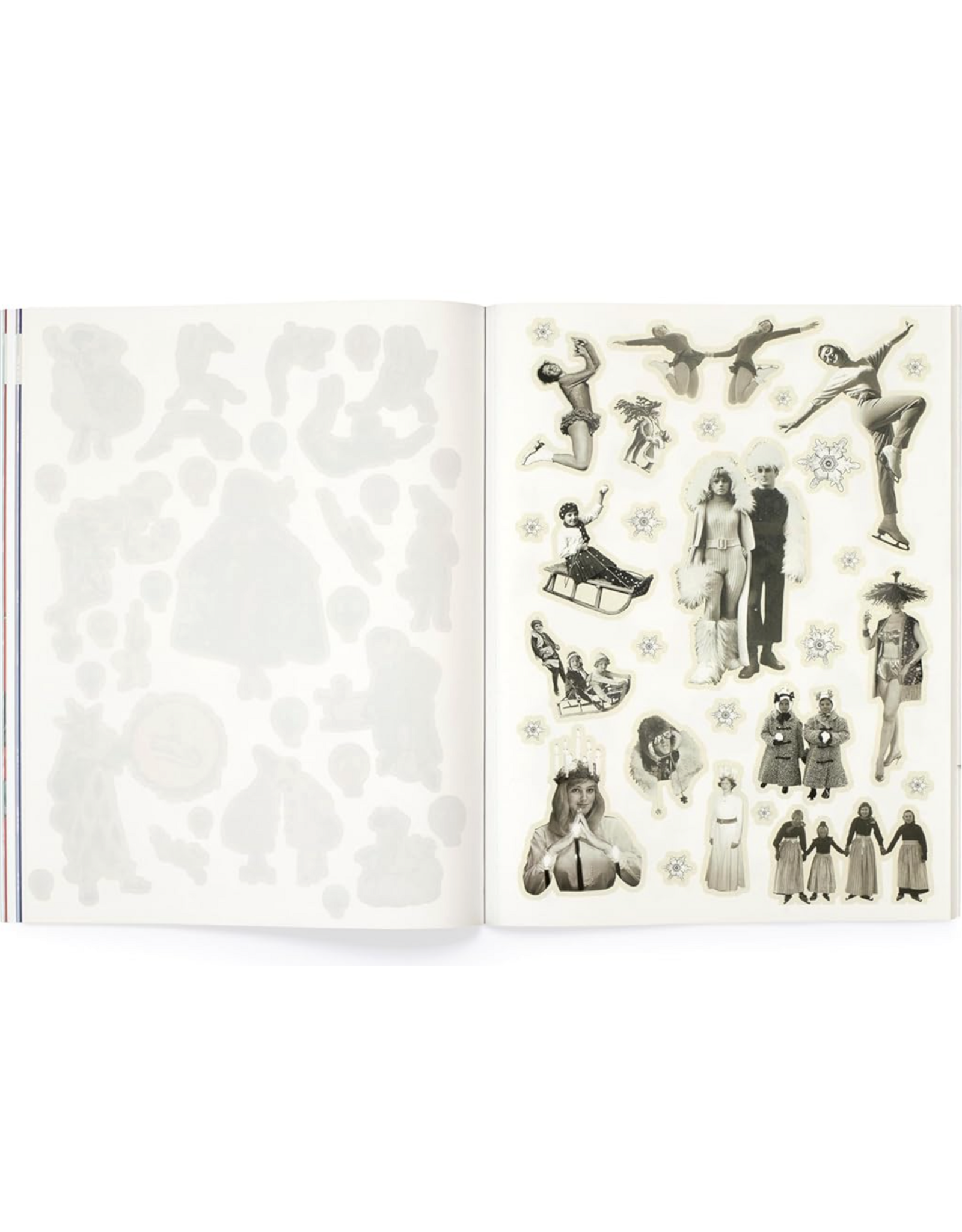 Cut Up This Book: Christmas Collage Kit