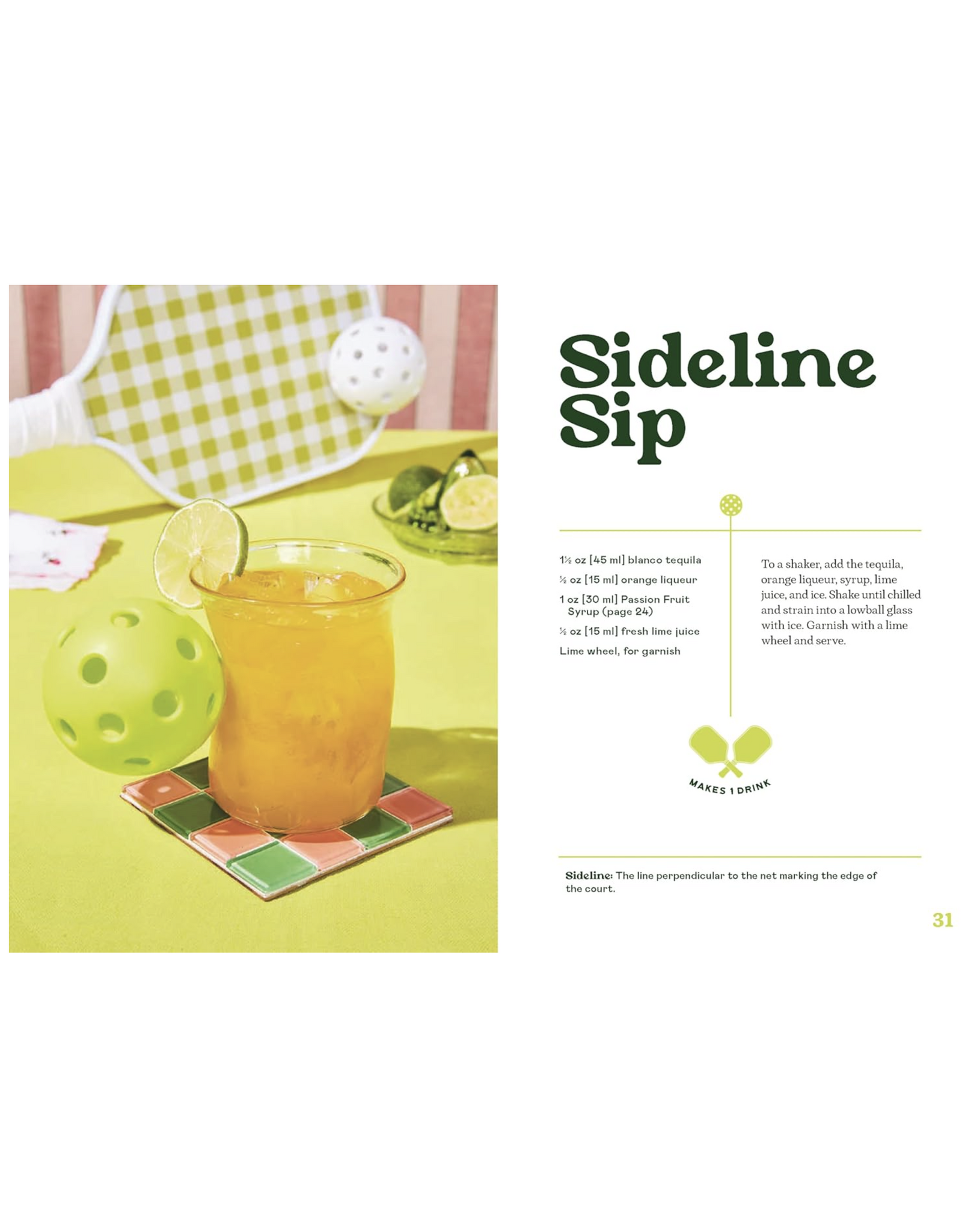 Dinks and Drinks: A Pickleball Cocktail