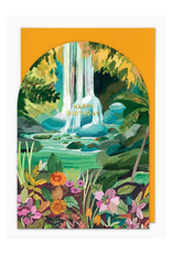 Happy Birthday Waterfall Greeting Card