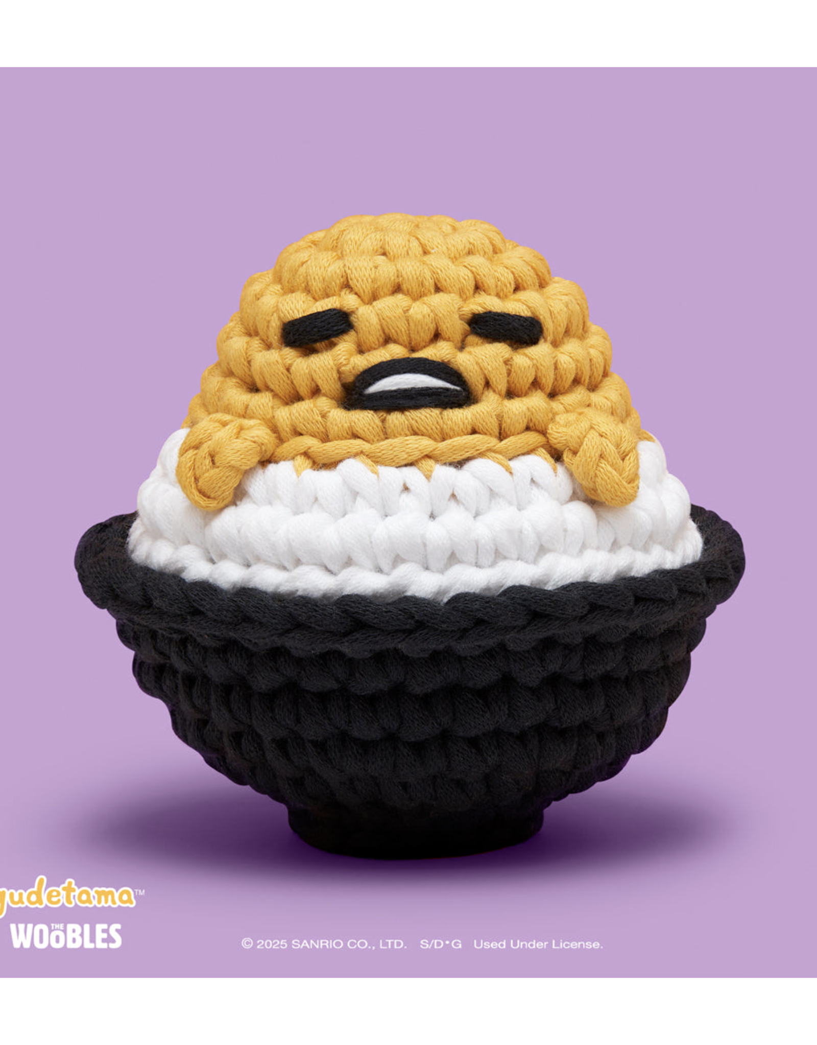 The Woobles Gudetama on Rice Crochet Kit