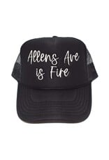 Allens Ave Is Fire Trucker Hat