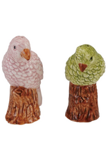 Colorful Parrots Salt & Pepper Shaker Set
