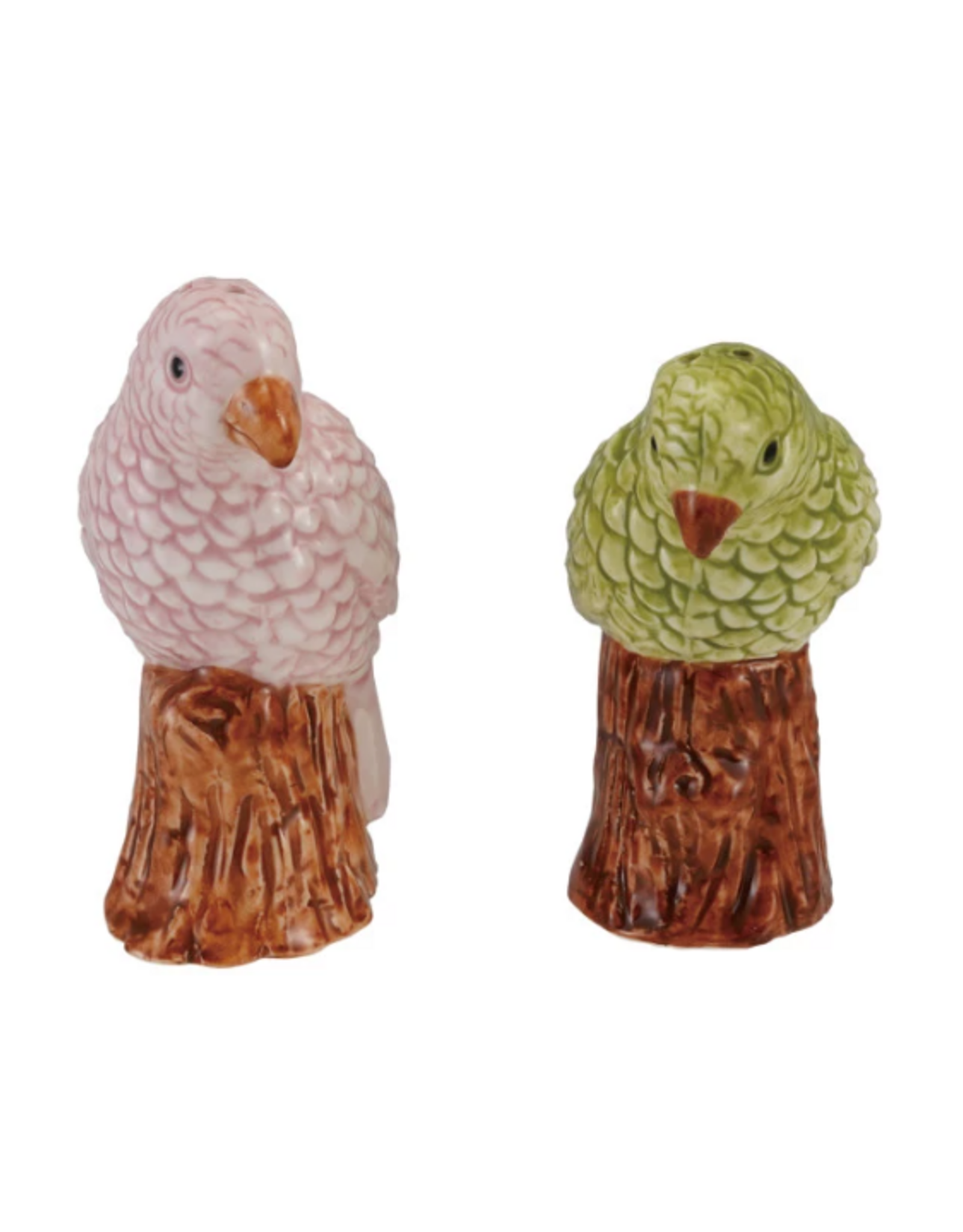 Colorful Parrots Salt & Pepper Shaker Set