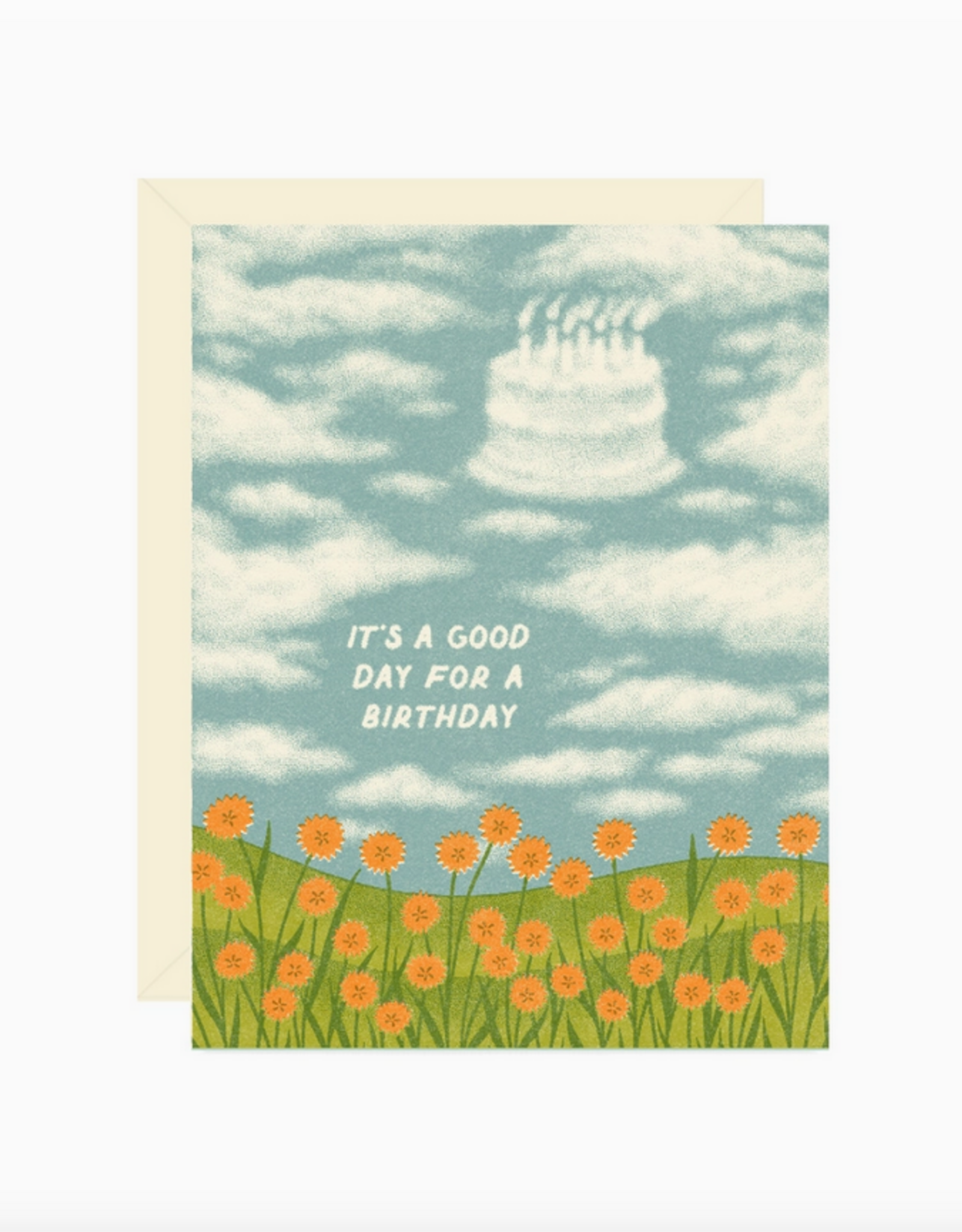 Birthday Clouds Greeting Card